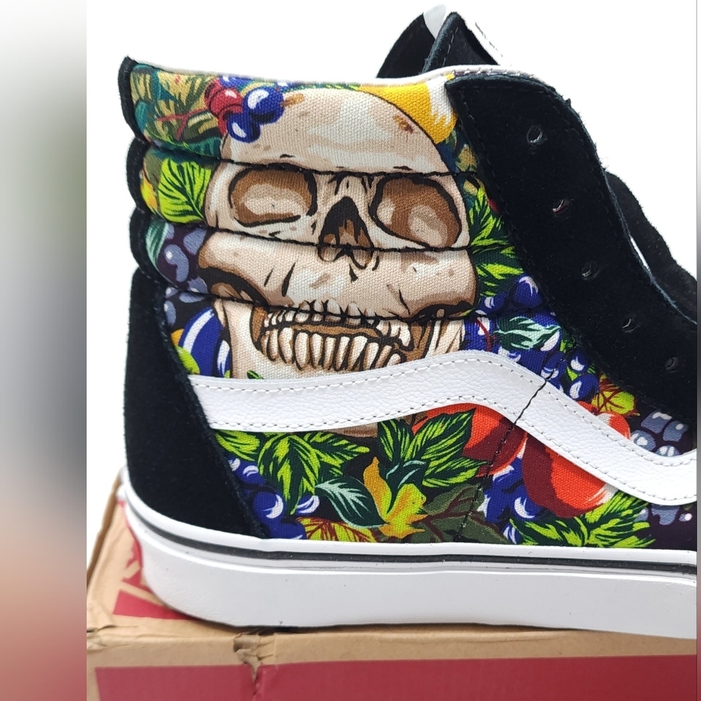 VANS Sk8-Hi High Fruit Skull Men's Shoes Skater Skateboard Size 8.5 Women's 10 - Picture 3 of 11